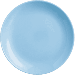 Luminarc Dessert Dinner Plate | 19 cm | Diwali Light Blue