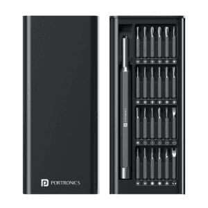 Portronics Bit Box 24 in 1 Screwdriver Kit | Compact Magnetic | POR 2975