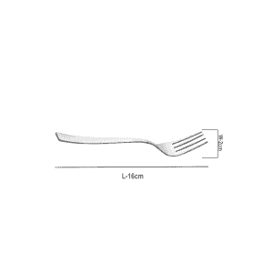 Prabha Impress Baby Fork Set | 16cm | Stainless Steel