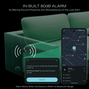 boAt TAG BLE Location Tracking | 80dB Alarm | Black
