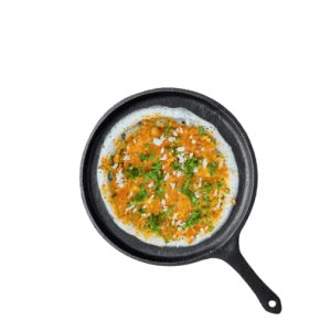 The Indus Valley CASTrong Cast Iron Tawa with Handle | Pre-seasoned | 25cm (9.8inch)