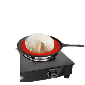 The Indus Valley CASTrong Cast Iron Tawa with Handle | Pre-seasoned | 25cm (9.8inch)