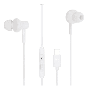 Lapcare C buds type C Wired Earbuds | inbuilt MIC Black | LBD-159 | White