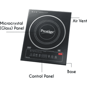 Prestige 2000 W Induction Cooktop | Touch Panel  Black | PIC 2.0 V2