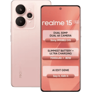 realme 15 5G | 8 GB | 256 GB | Silk Pink