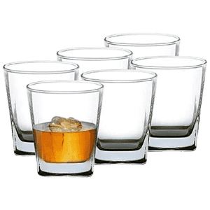 Ocean Plaza Rock Glass | 6 PCS SET | B11007