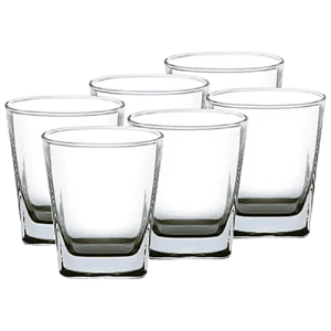Ocean Plaza Rock Glass | 6 PCS SET | B11007