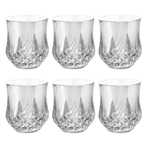 Treo By Milton Crystal Cool Glass | Set of 6 | 290 ml | Transparent
