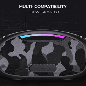 boAt Stone 1800 | 90 W | Camo Black