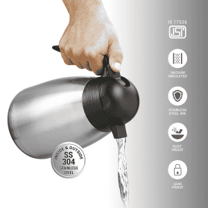 Milton Thermosteel Carafe l 2000 ml | Silver
