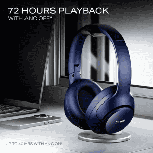 boAt Rockerz 551 ANC Pro | Over Ear | Bold Blue
