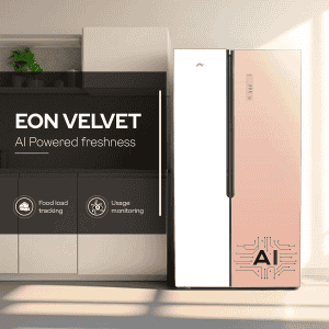 Godrej Side by Side Door Refrigerator | 600 L | RS EONVELVET 646C RIT OP RS SBS