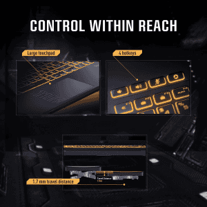 Asus TUF Gaming F16 Gaming Laptop | Intel Core 5 210H | 16GB | 512GB SSD | RTX 4050 | Mecha Gray | FX677VU-RL055WS