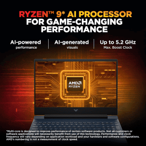 HP Victus AI Gaming Laptop | AMD Ryzen 9 8945HS | 16GB | 1TB SSD8GB | RTX 4060 | Blue | 15-FB3025AX