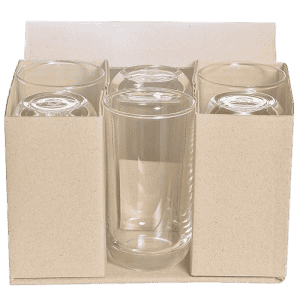Lucky Glass Trendy Tumbler Glasses | Set of 6