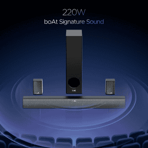 boAt Aavante Bar 2450 Pro | 220 W | Premium Black