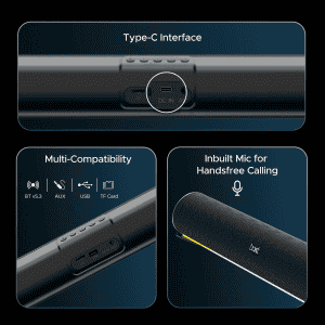 boAt Aavante Bar 950 Bluetooth Soundbar | 40W | Premium Black