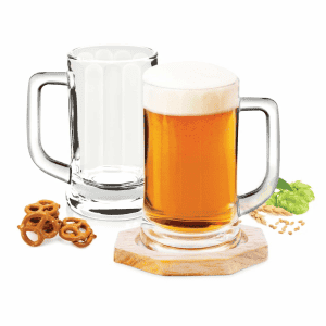 Treo by Milton Munich Cool Beer Mug | 359 ml | Transparent