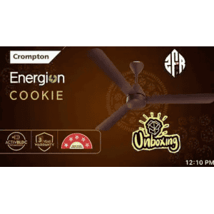 Crompton Energion Cookie BLDC 48 Ceiling Fan | 1200 mm | 5 Star | Brown