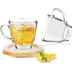 TREO Kenya Elect Glass Tea | Set of 6 | 190 ml | Transparent