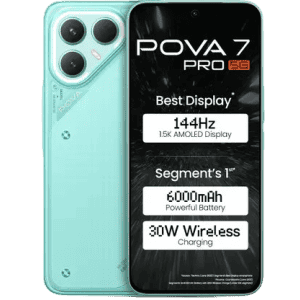 Tecno Pova 7 Pro 5G | 8 GB | 128 GB | Neon Cyan