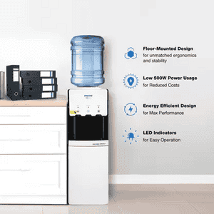 Voltas Minimagic Spring F V Plus Bottom Loading Water Dispenser | Cabinet with Refrigerator