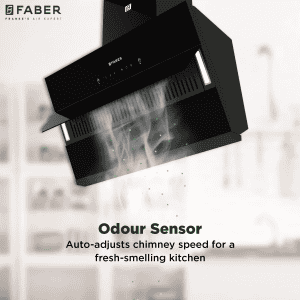 Faber Zenith FL HC SC BK IN Chimney | 90 cm | Black
