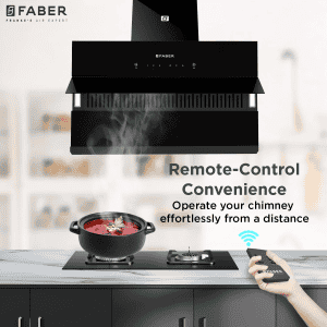 Faber Zenith FL HC SC BK IN Chimney | 90 cm | Black