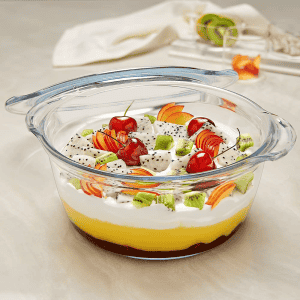 Borosil Deep Round Casserole | 2.5 L