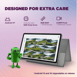 Lenovo Tab Plus WiFi Tablet | 8 GB | 256 GB | Luna Grey