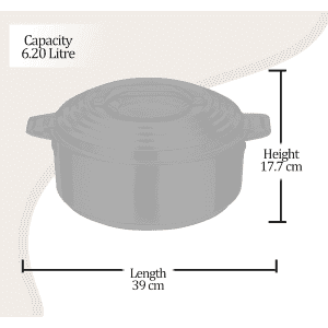 Milton Galaxia Double Walled Stainless Steel Casserole | 7500 ml