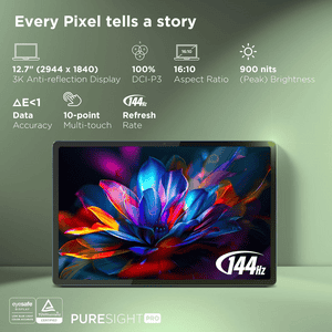 Lenovo Yoga Tab Plus AI Tablet with Pen + Keyboard WIFI | 16GB | 256GB | 3K Resolution | 144 Hz Refresh | Tidal Teal