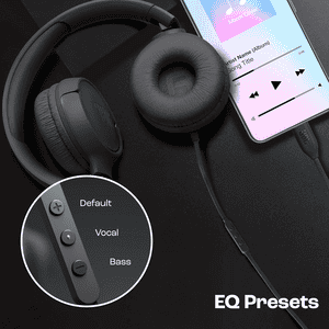 JBL Tune 520C On Ear Type C Wired Headphone | Pure Bass Sound | Black