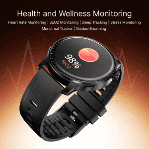 boAt Ultima Prime smartwatch | AMOLED Display | Onyx Black