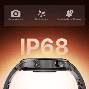 boAt Ultima Prime smartwatch | AMOLED Display | Onyx Black