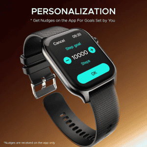 boAt Ultima Ember Smartwatch | AMOLED Display | Functional Crown | Bold Black