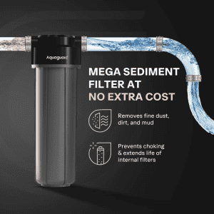 Aquaguard Designo Water Purifier | Mega Sediment Filter | 7 litres | UTC UV + UF 2X