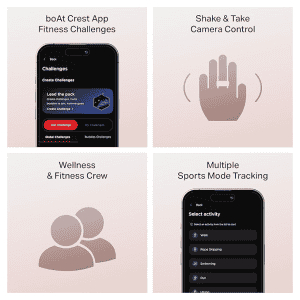 boAt Active Plus Smart Ring | Magnetic Charging Case