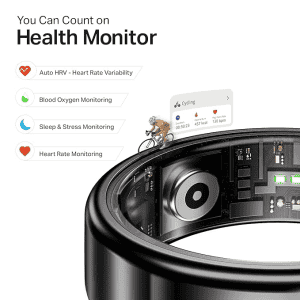 boAt Active Plus Smart Ring | Magnetic Charging Case