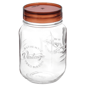 Treo Vintage Glass Jar | Lid Treo |1500 ML
