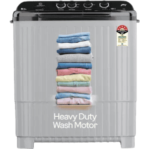 Godrej Semi Automatic Top Load Washing Machine | 12 Kg | 5 Star | Mist grey | WS EDGE UNO 120 5.0 PB4 MIGR