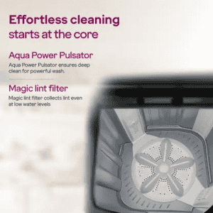 Godrej Semi Automatic Top Load Washing Machine | 12 Kg | 5 Star | Mist grey | WS EDGE UNO 120 5.0 PB4 MIGR