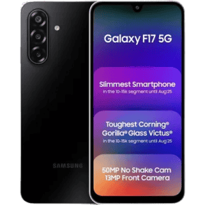 Samsung Galaxy F17 5G | 6 GB | 128 GB | Neo Black