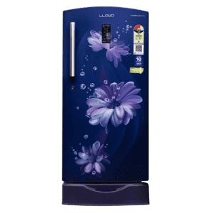 Lloyd Direct Cool Single Door Refrigerator | 195 L | 3 Star | Daisy Blue | GLDC213SDBB2GC