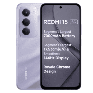 Redmi 15 5G | 6GB | 128GB | Sandy Purple