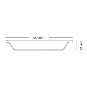 Borosil Baking & Serving Rectangular Shape Dish |  2.2 L |