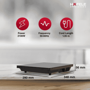 Hafele Magnechef Induction Cooktop | 2100W | Black