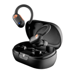 Skullcandy Push ANC Active Earbuds | Rapid Charge | Black Orange