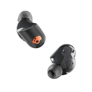 Skullcandy Sesh ANC Active in Ear Wireless Earbuds | 4 Mic Digital ANC | Black Orange