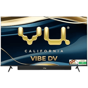 Vu Vibe Series 4K QLED Smart Google TV | 139cm (55 inches) | 55VIBE-DV
